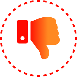 thumb down icon