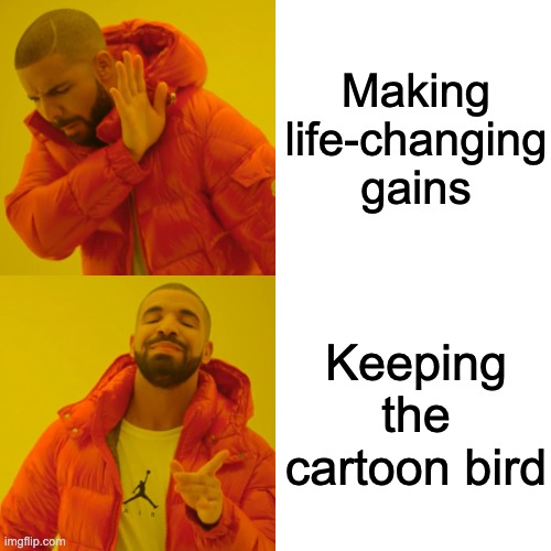 drake moonbird meme