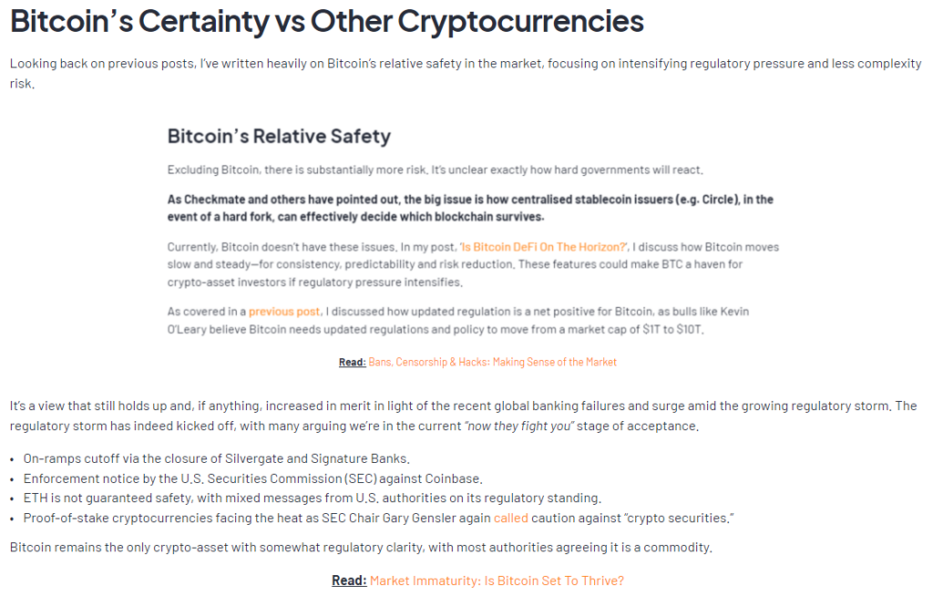 bitcoin certainty