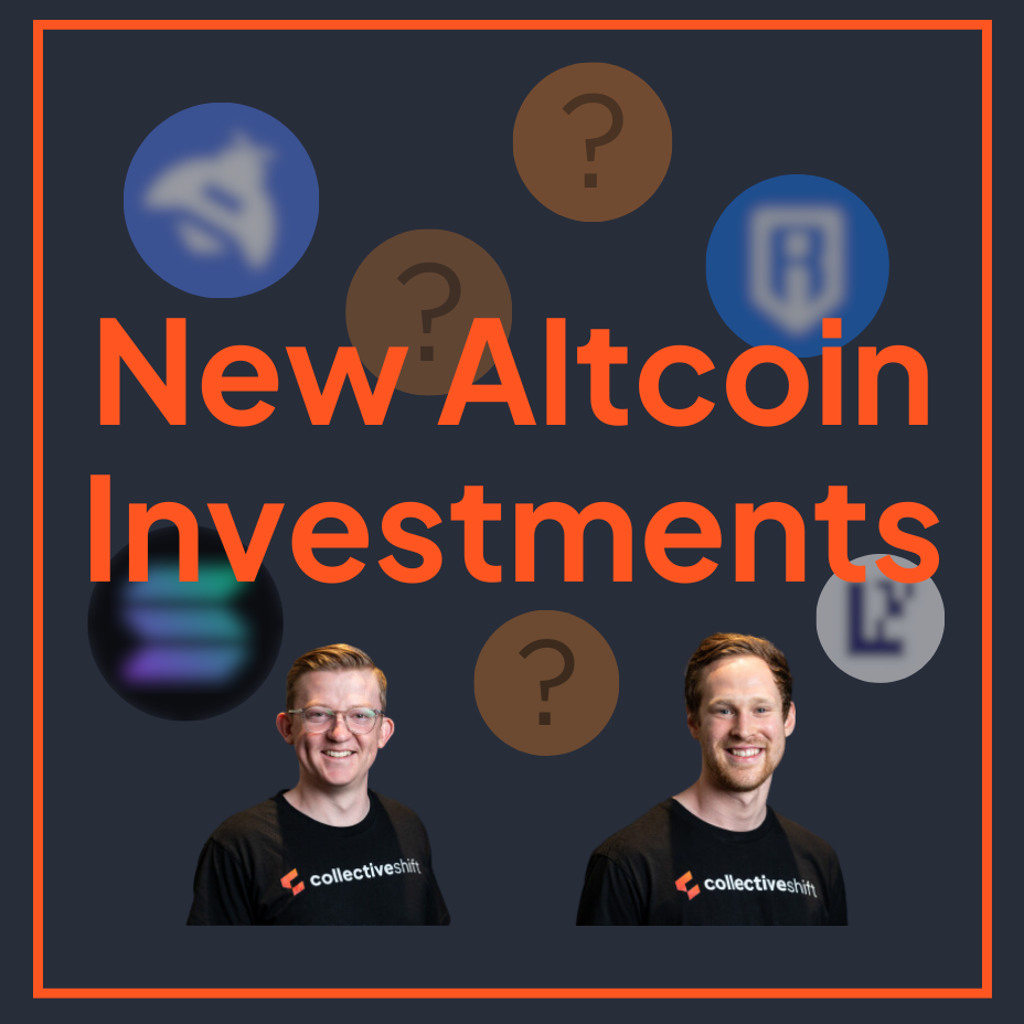 Our Latest Altcoin Investments & The Bitcoin Halving Strategy