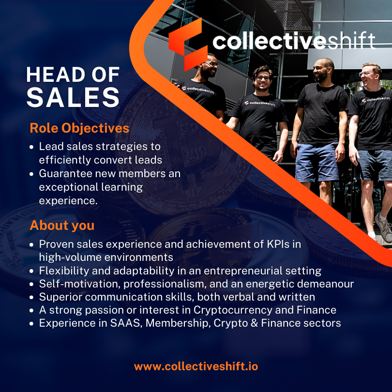 Head of Sales - Collective Shift