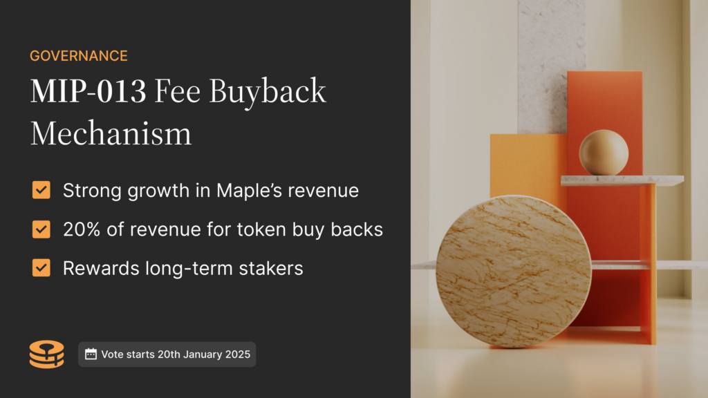 maple fee buyback